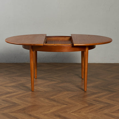 ヴィンテージ エクステンション ラウンドダイニングテーブル