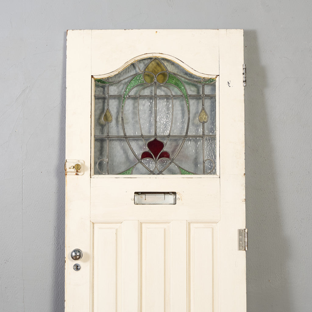 英国 アンティーク ペインテッド ステンドグラス ドア