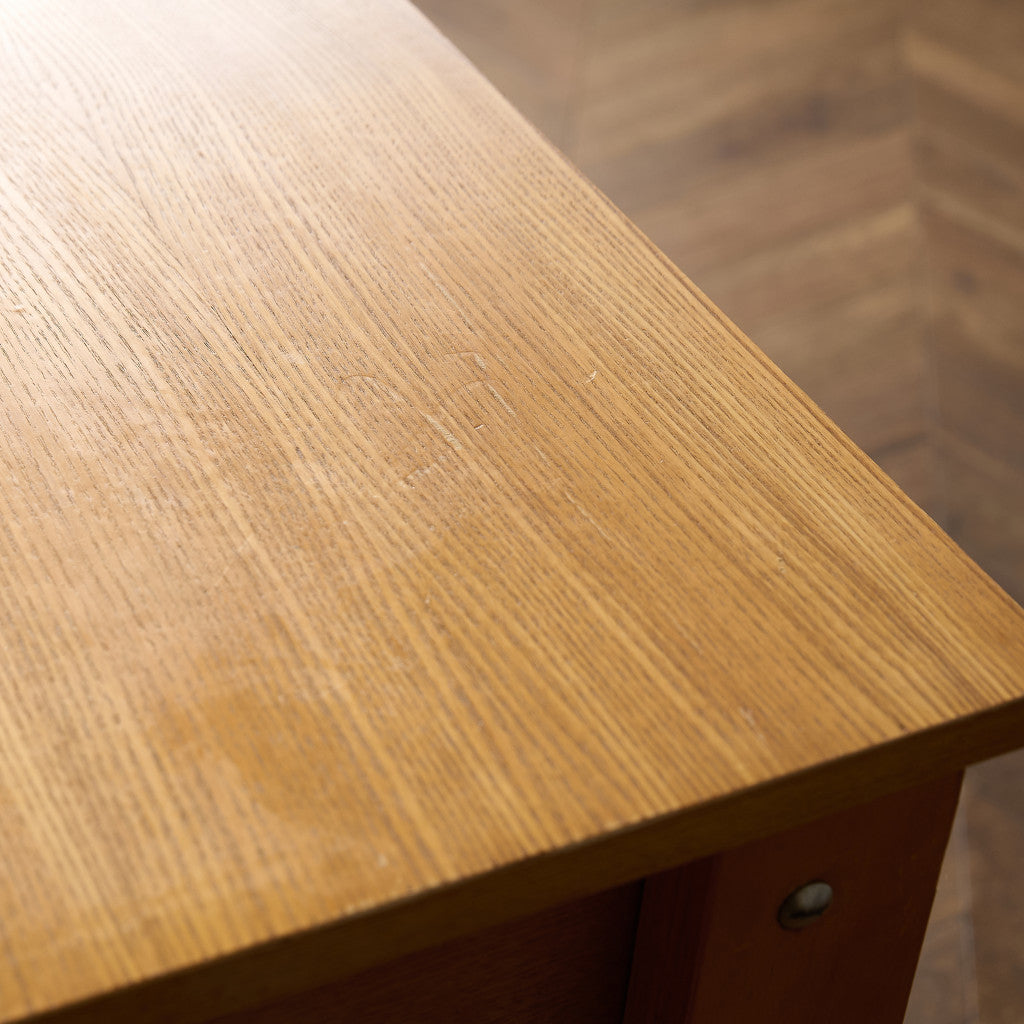 英国 ヴィンテージ 片袖 デスク