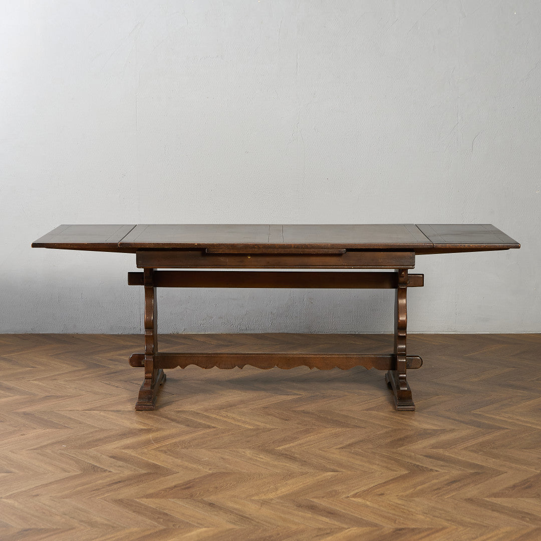 英国 クラシック ドローリーフ ダイニングテーブル