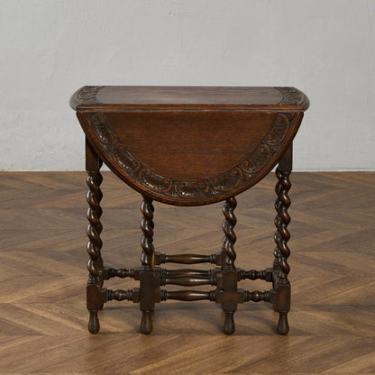 英国 クラシック ドロップリーフ ゲートレッグテーブル