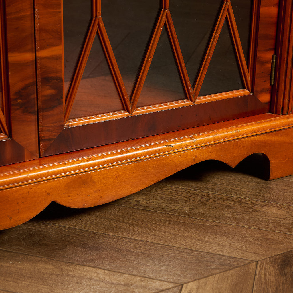 英国 クラシック エドワーディアン様式 ブックケース 食器棚