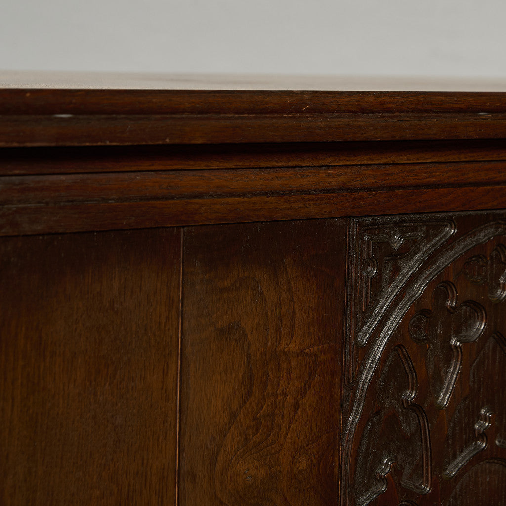 英国 クラシック オーク材 ブランケットボックス