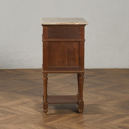 英国 クラシック 大理石 サイドキャビネット #96619