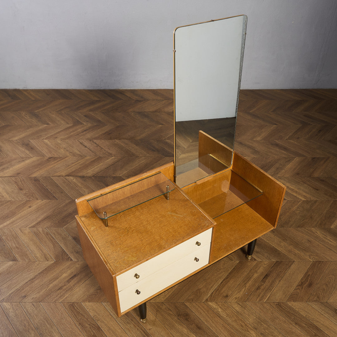 Chinese white ヴィンテージ ドレッシングチェスト 初期ゴールドラベル