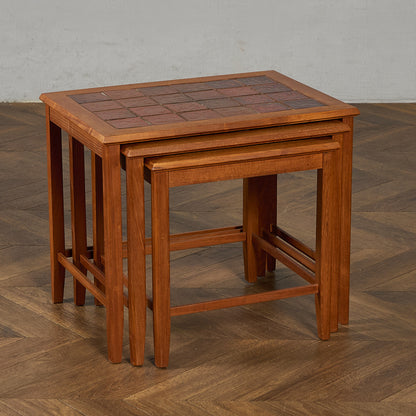 デンマーク タイルトップ ネストテーブル