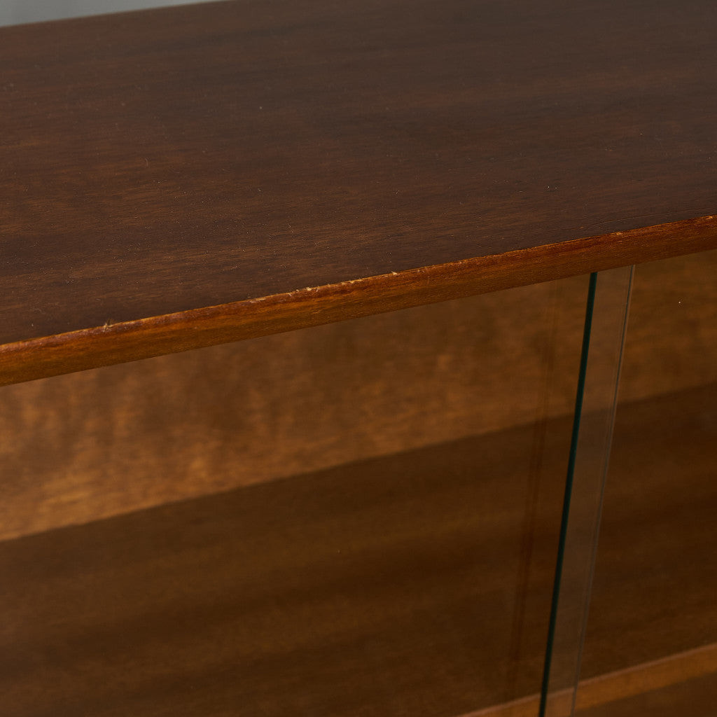 ヴィンテージ ガラスキャビネット 本棚