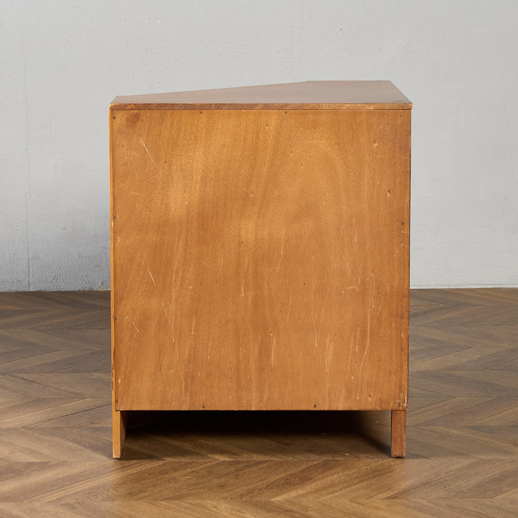 Brandon ライティングデスク付き コーナーキャビネット 3点セット