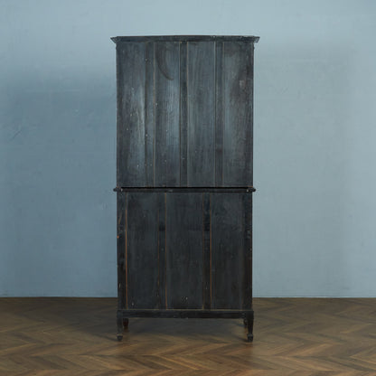 英国 アンティーク ビューロー ブックケース