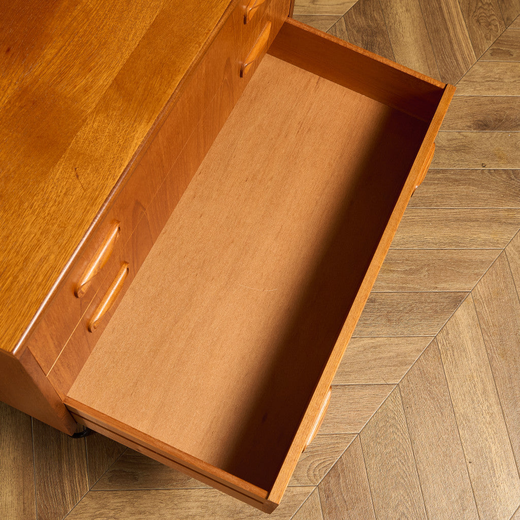 ジープラン G-PLAN Fresco 3段チェスト カスタム アイアン ヘアピンレッグ #95488