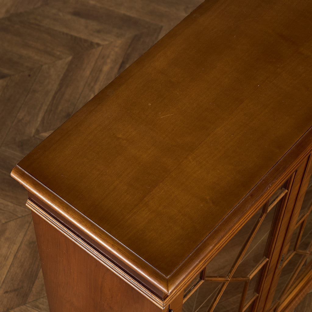 英国 クラシック エドワーディアン ブックケース  食器棚