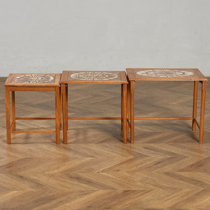 デンマーク TOFTEN タイルトップ ネストテーブル