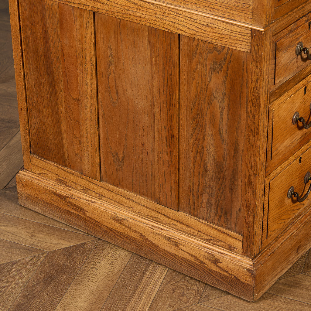 英国 クラシック 両袖デスク