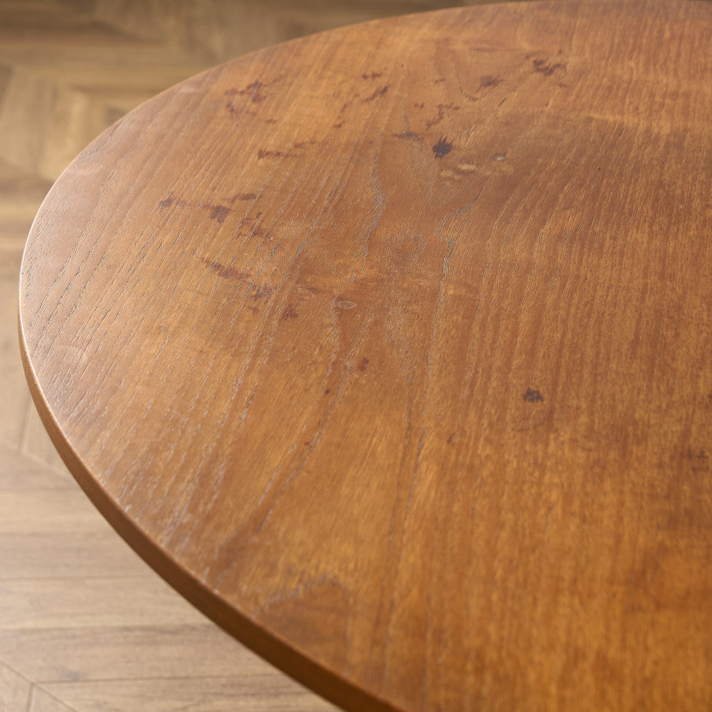 英国 ヴィンテージ ラウンド ダイニングテーブル