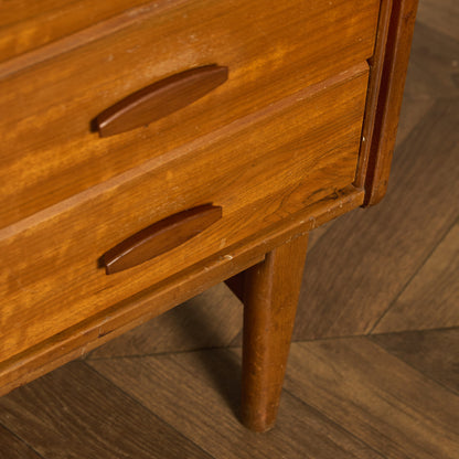 英国 ヴィンテージ 蛇腹扉 ライティングビューロー