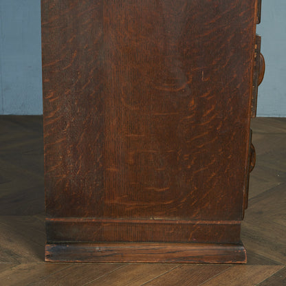 英国 アンティーク 5段 チェスト #84056