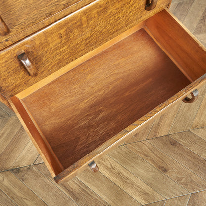 英国 アンティーク 5段 チェスト #84056