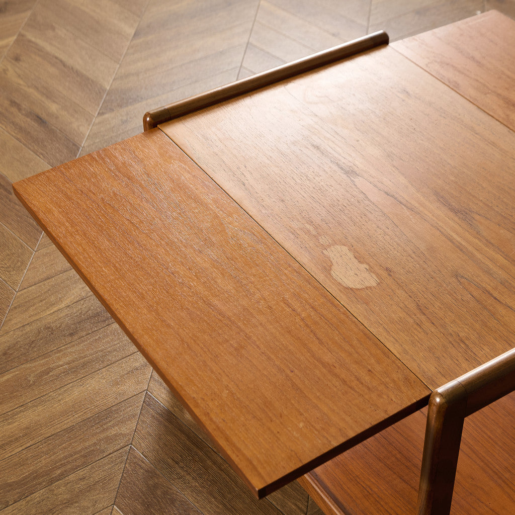 英国 ヴィンテージ ドロップリーフ トロリーワゴン