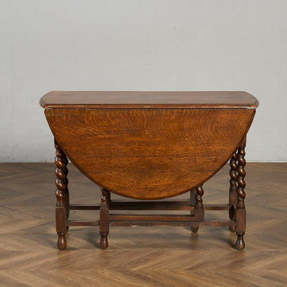 英国 クラシック ドロップリーフ ゲートレッグテーブル #91795