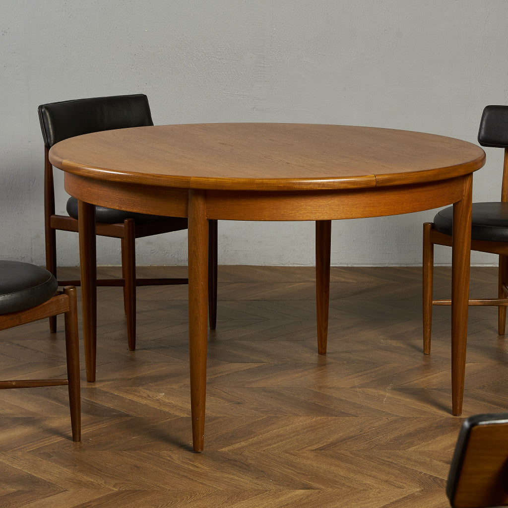 エクステンション ラウンド ダイニングテーブル