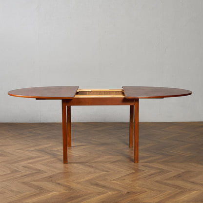 英国 ヴィンテージ オーバル ロング ダイニングテーブル #94160