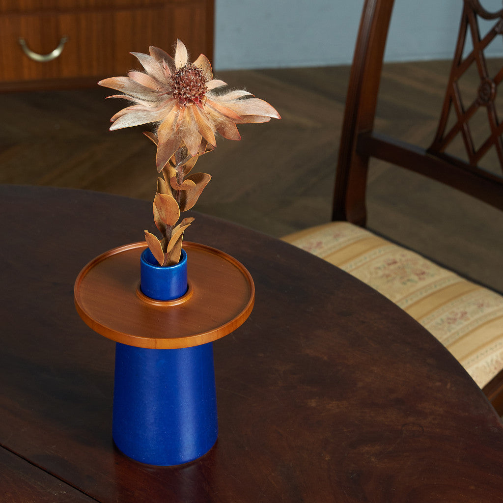 hanauke フラワーベース / BLUE