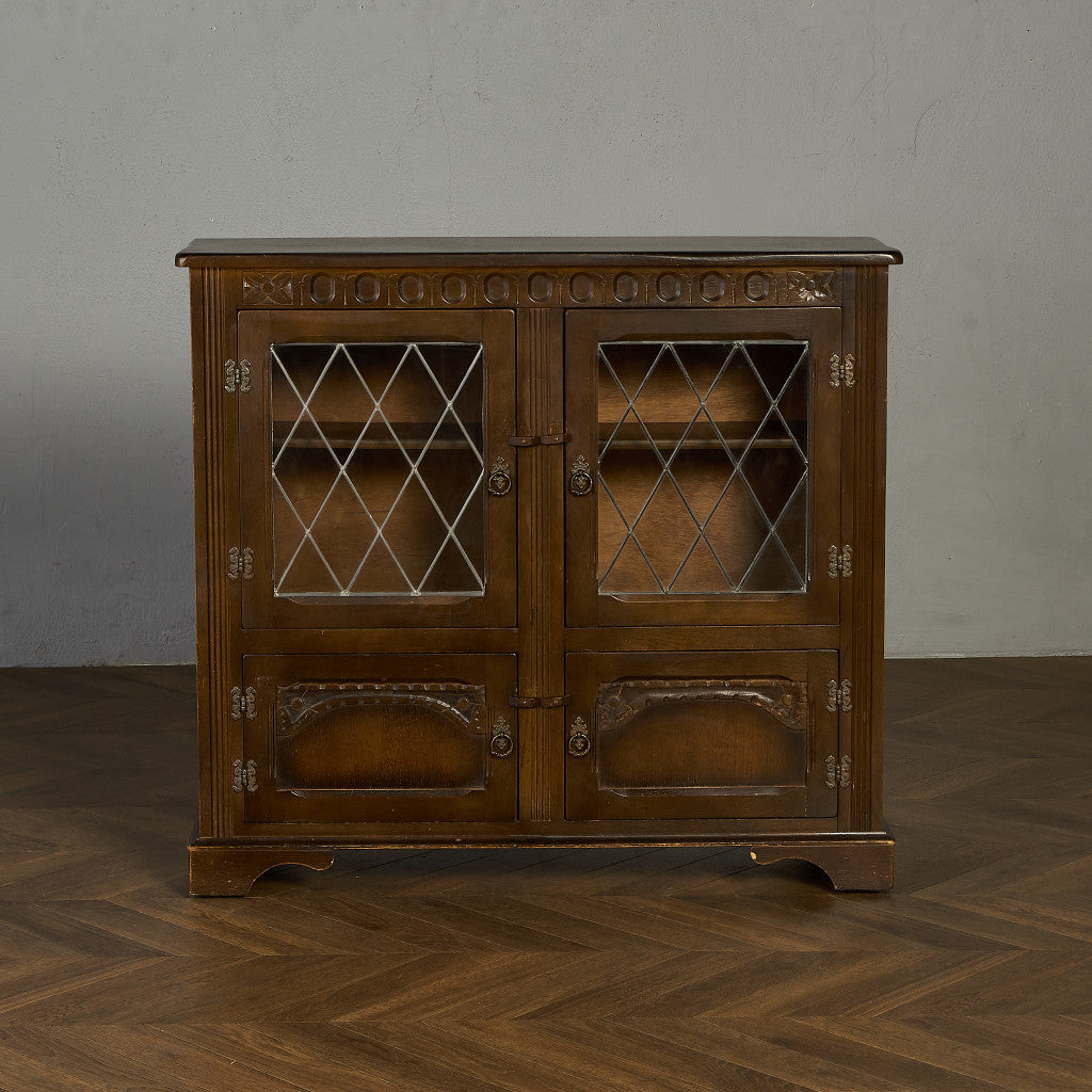 英国 クラシック オーク材 ブックケース #89839