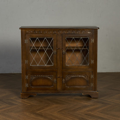 英国 クラシック オーク材 ブックケース #89839