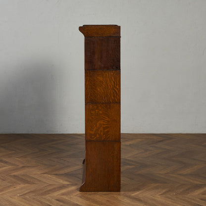 英国 アンティーク スタッキングブックケース 食器棚