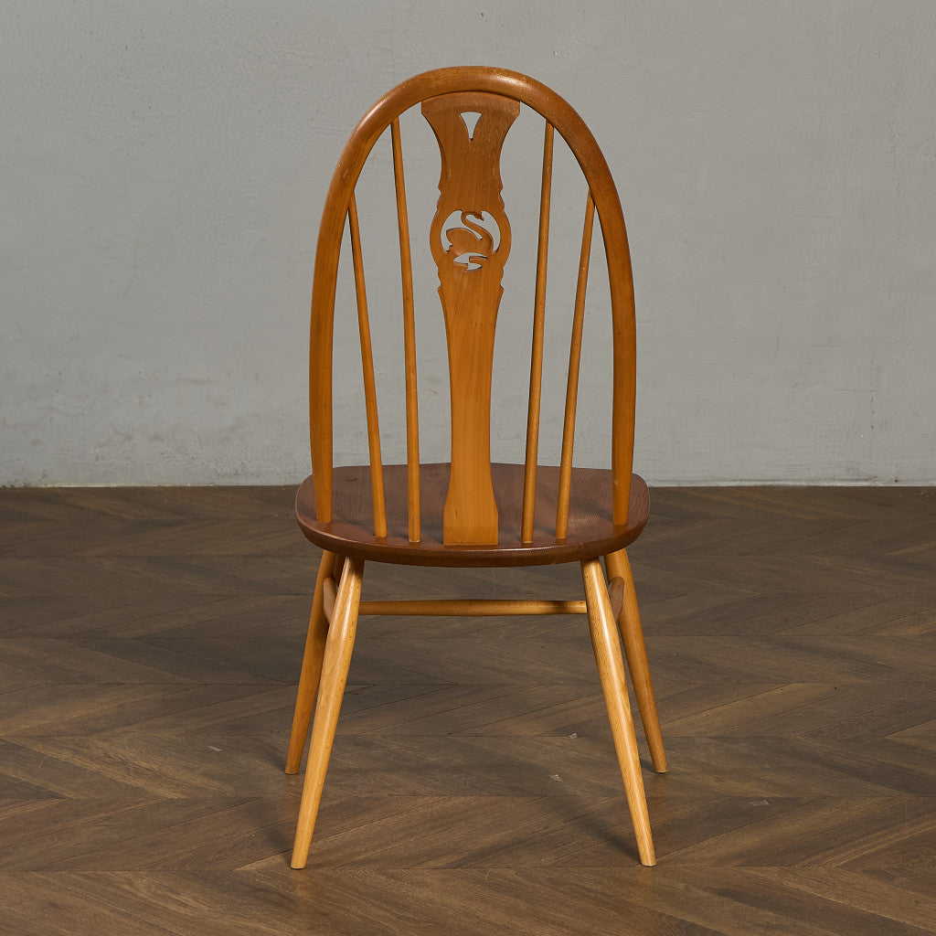 アーコール ERCOL スワンバックチェア ラウンドゴールドラベル #97079