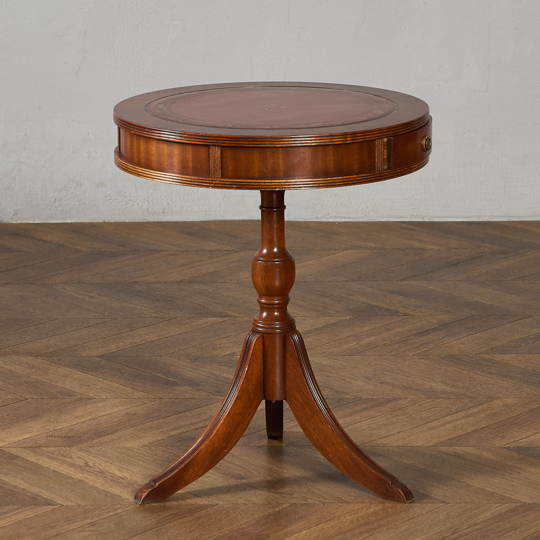 英国 クラシック リージェンシー様式 ドラムテーブル #97308