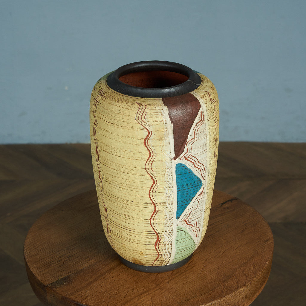 German Art Pottery フラワーベース