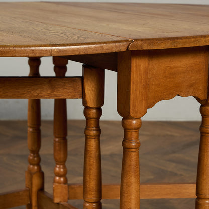 英国 クラシック ドロップリーフ ゲートレッグテーブル