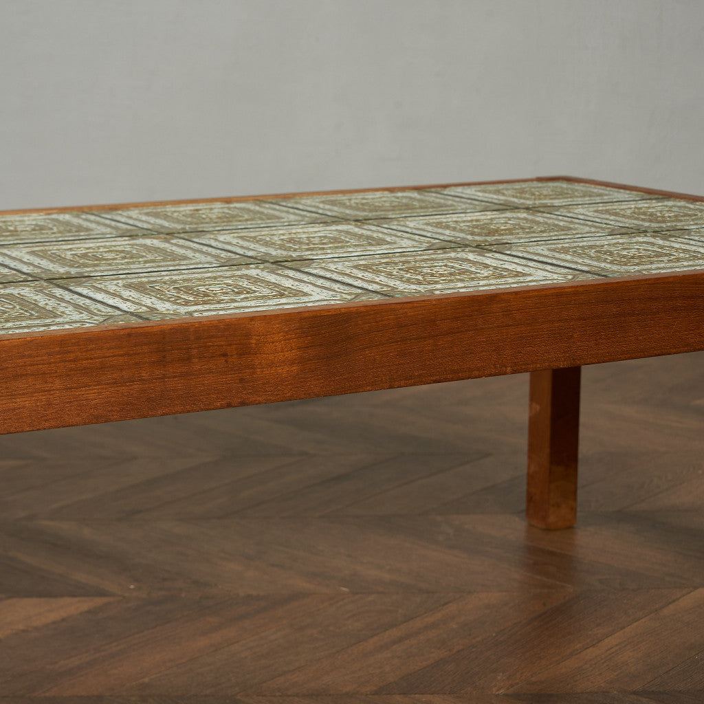 デンマーク製 タイルトップ コーヒーテーブル