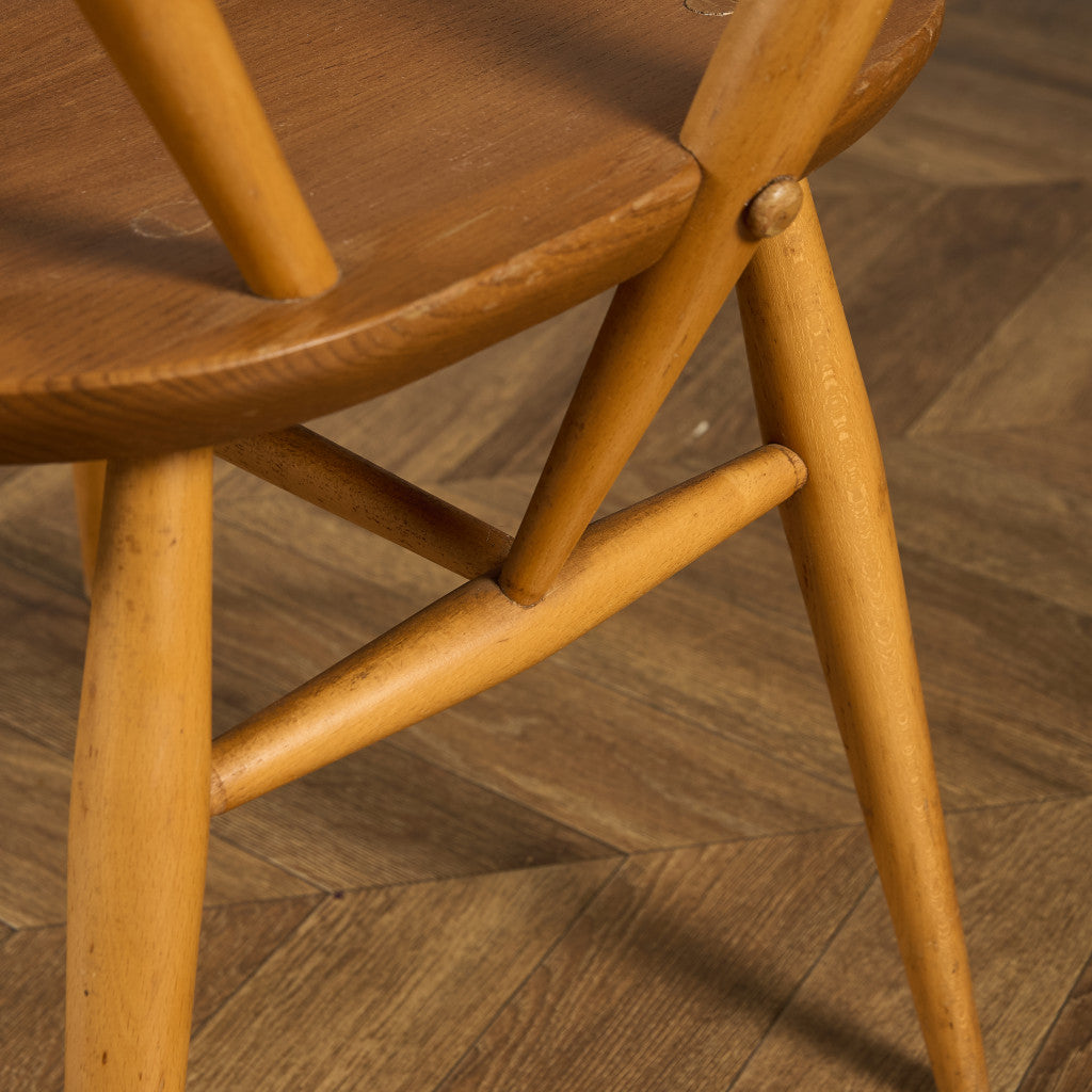 アーコール ERCOL ヴィンテージ クエーカー アームチェア ブルーラベル #89762