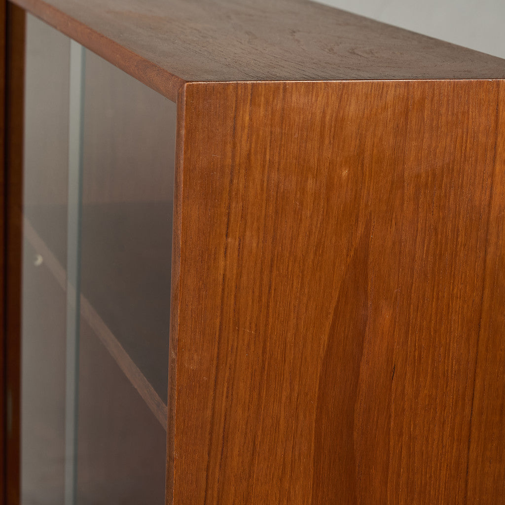 ヴィンテージ ガラス キャビネット 本棚