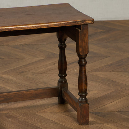 英国 クラシック オーク材 ネストテーブル