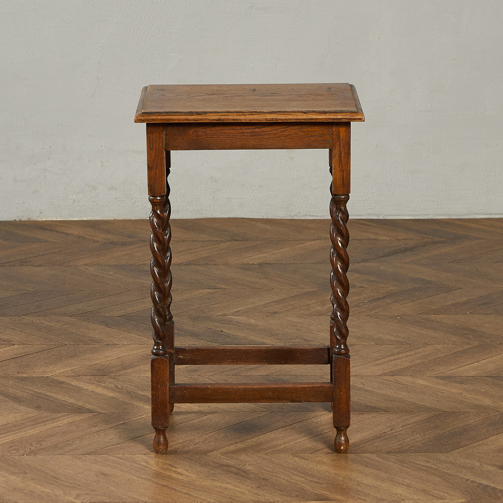 英国 クラシック バーリーシュガーツイスト サイドテーブル