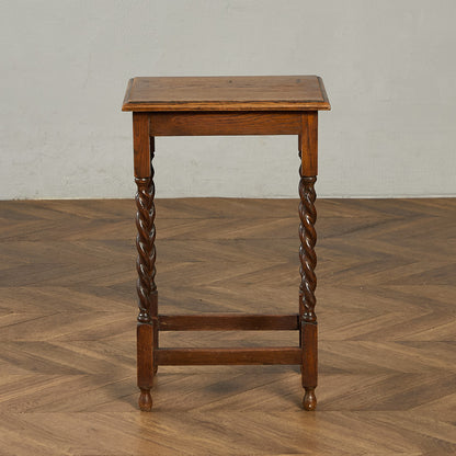 英国 クラシック バーリーシュガーツイスト サイドテーブル