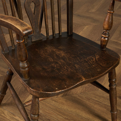 英国 クラシック ホイールバック ウィンザー アームチェア