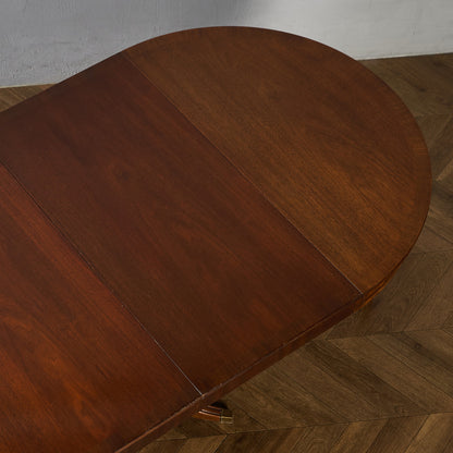 英国 クラシック エクステンション ラウンド ロング ダイニングテーブル