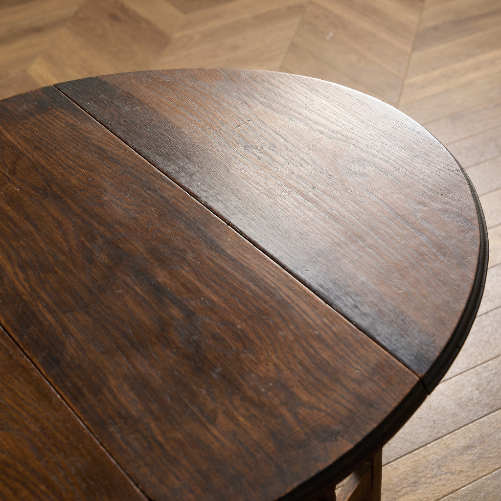 英国 クラシック ドロップリーフ ゲートレッグテーブル