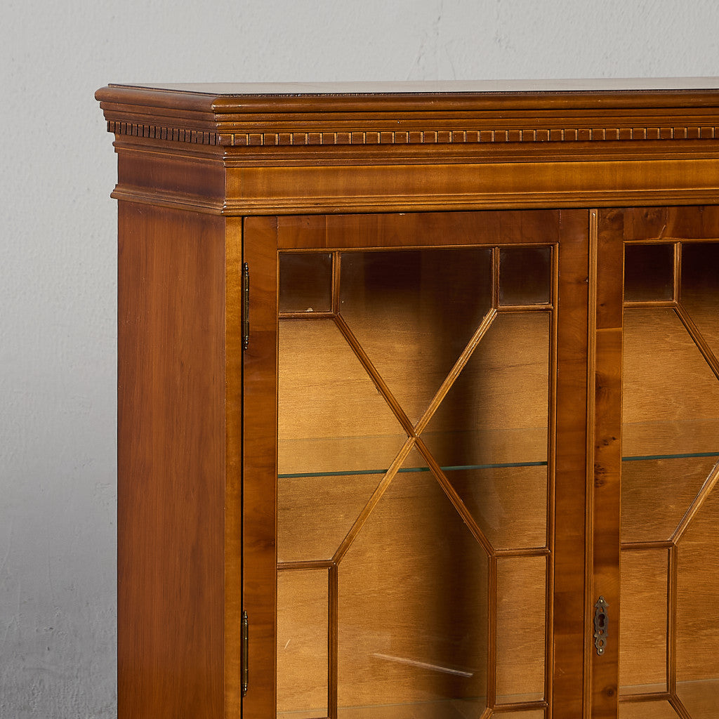 英国 クラシック エドワーディアン ブックケース  食器棚