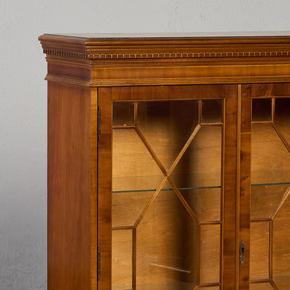 英国 クラシック エドワーディアン ブックケース  食器棚