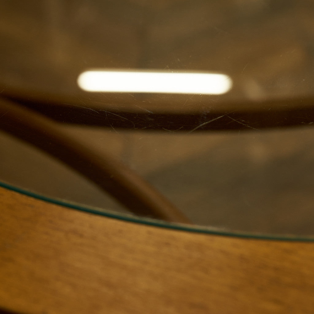 ネイサン Nathan ヴィンテージ ガラストップ センターテーブル #89545