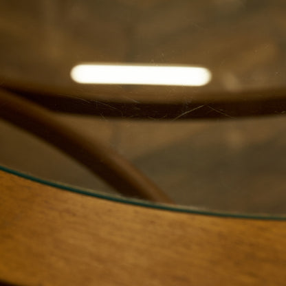 ネイサン Nathan ヴィンテージ ガラストップ センターテーブル #89545