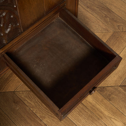 英国 クラシック オーク材 ブランケットボックス