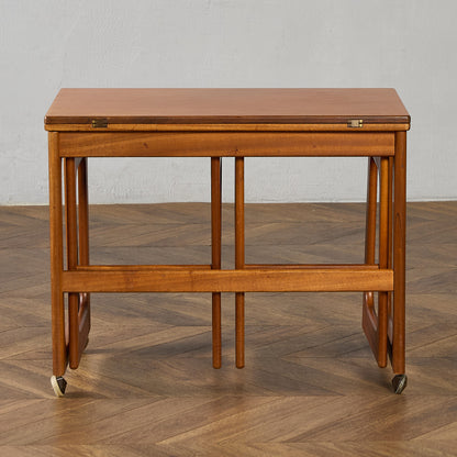 ヴィンテージ 拡張 天板付き ネストコーヒーテーブル