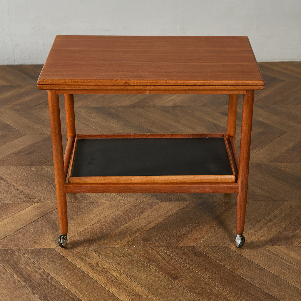 英国 ヴィンテージ ターンリーフ ティートロリー