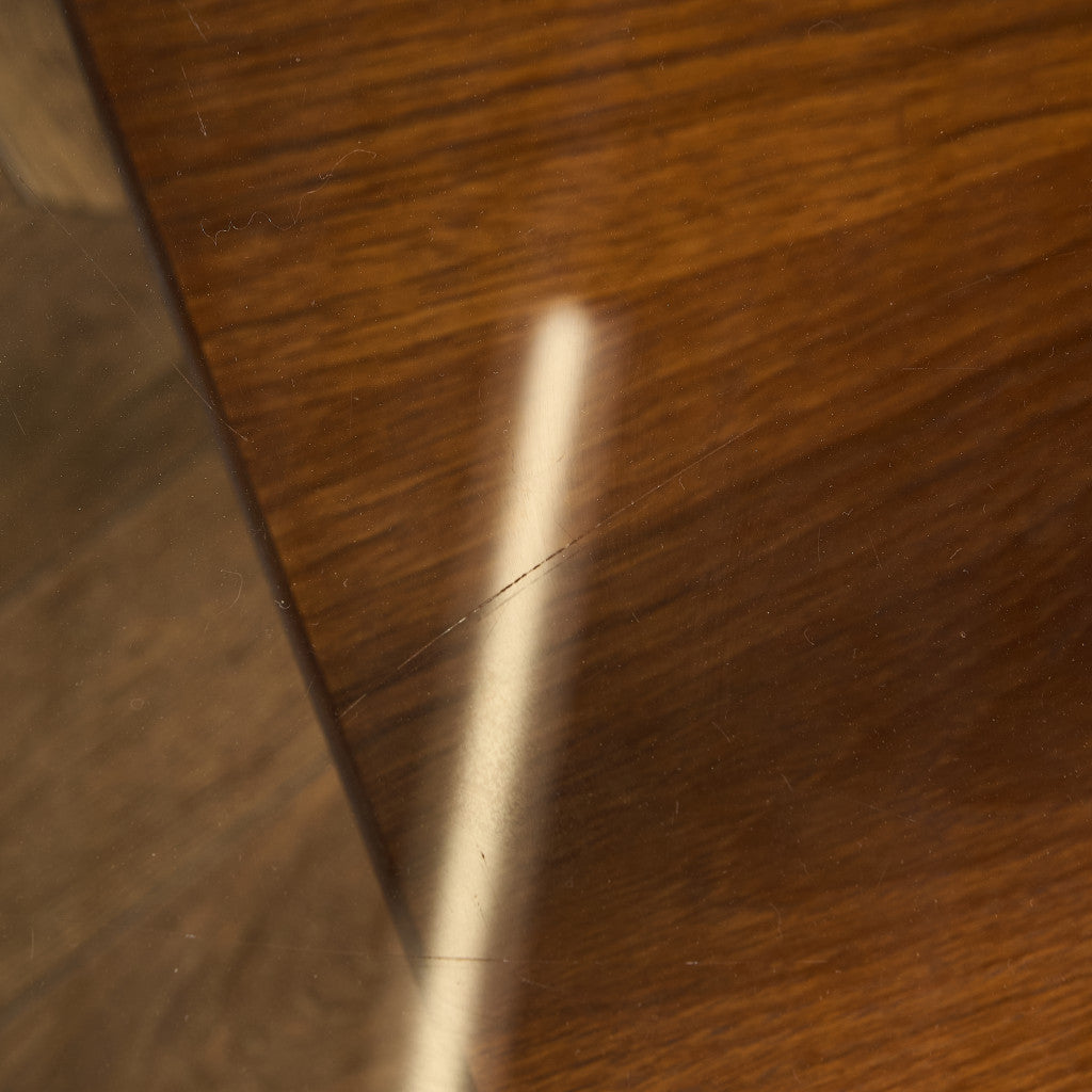 ロングジョン ヴィンテージ ガラストップ コーヒーテーブル